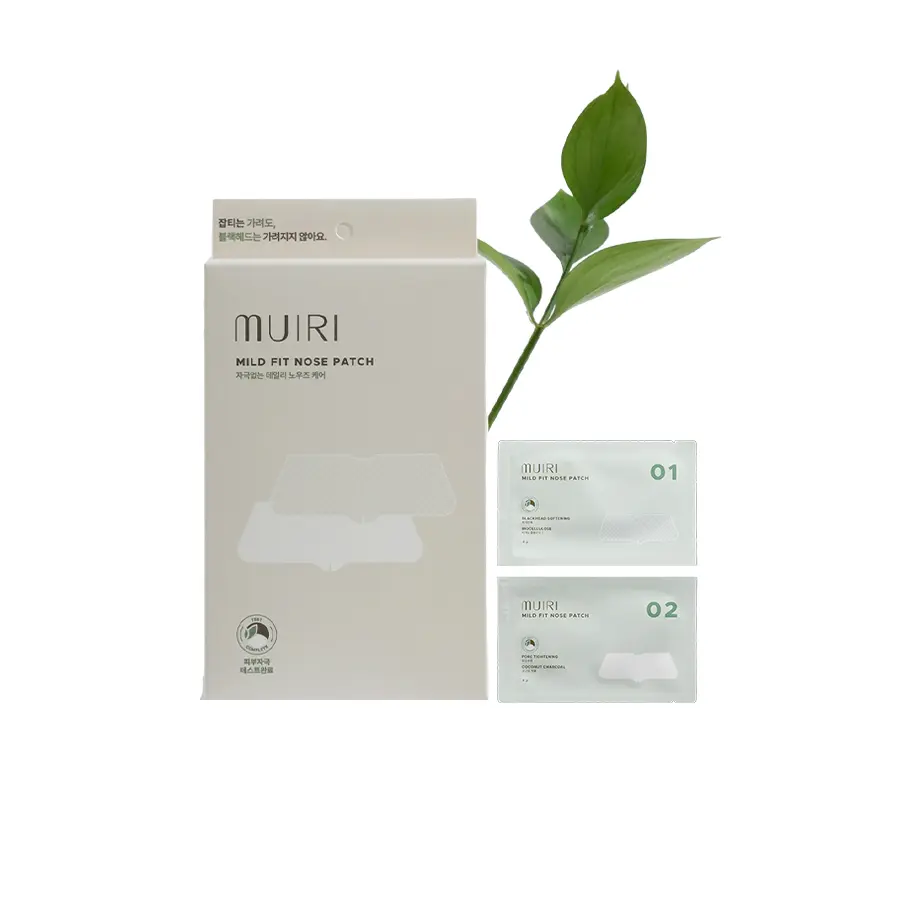 Miếng ủ mũi hỗ trợ đẩy mụn đầu đen MUIRI Mild Fit (Hộp 5 miếng)