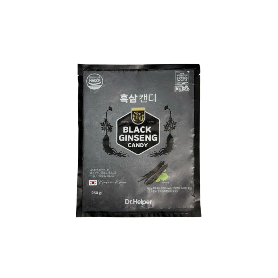 Kẹo hắc sâm Hàn Quốc bịch 250g