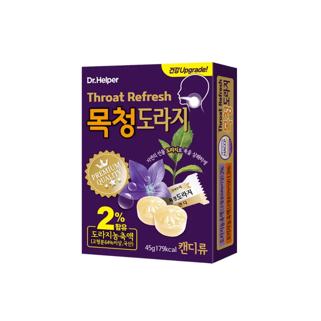 Kẹo ngậm ho cát cánh Dr. Helper gói 45g