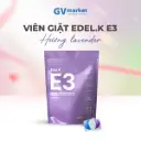 Viên Giặt Xả Cao Cấp Edel.K E3 Hàn Quốc Hương Lavender, Công Nghệ 7 Enzyme Sạch Sâu Lưu Hương Bảo Vệ Màu Vải 13g x 24 viên