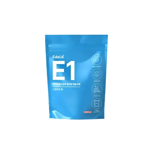 Viên Giặt Cô Đặc Edel.K E1 Hàn Quốc Hương Biển, Công Nghệ 7 Enzyme Sạch Sâu Bảo Vệ Màu và Sợi Vải 8g x 26 viên